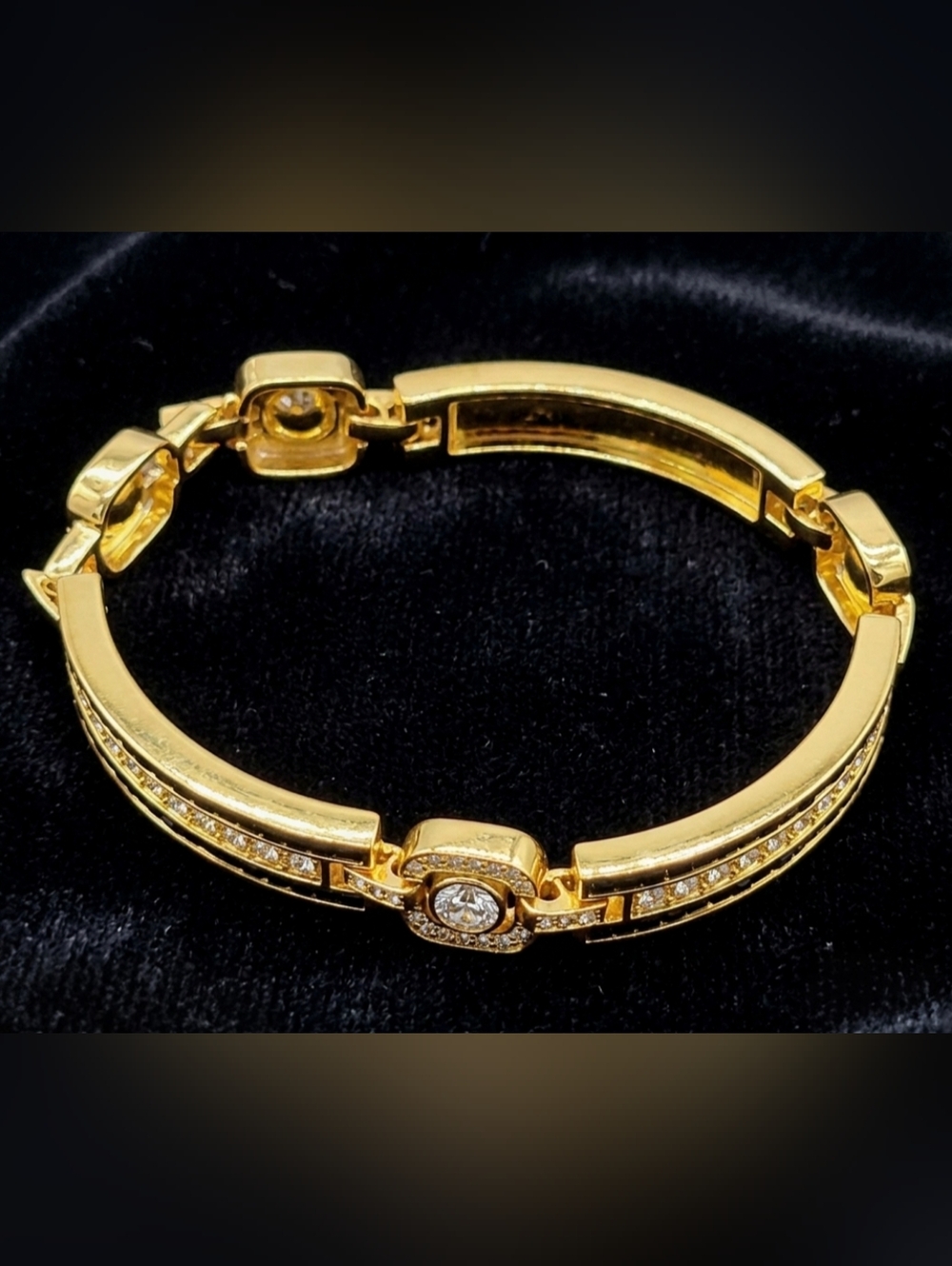 NWOT Authentic Camrose & Kross Jacqueline Kennedy Inspired Crystal Link Bracelet